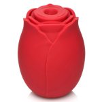 Mystic Rose Sucking and Vibrating Silicone Rose - Red - Image 7