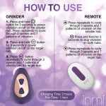 Vibrating Silicone Grinder - Purple - Image 2