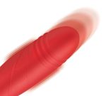 Bloomgasm Romping Rose Suction and Thrusting Vibrator - Red - Image 6