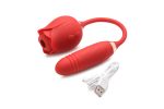 Bloomgasm Romping Rose Suction and Thrusting Vibrator - Red - Image 9