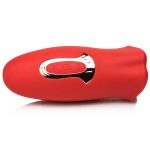 Lickgasm Kiss and Tell Mini Kissing and Vibrating Clitoral Stimulator - Red - Image 3