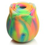 Glow Rose Glow-in-the-Dark Rose Clit Stimulator - Rainbow - Image 2