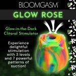 Glow Rose Glow-in-the-Dark Rose Clit Stimulator - Rainbow - Image 4