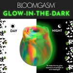 Glow Rose Glow-in-the-Dark Rose Clit Stimulator - Rainbow - Image 5