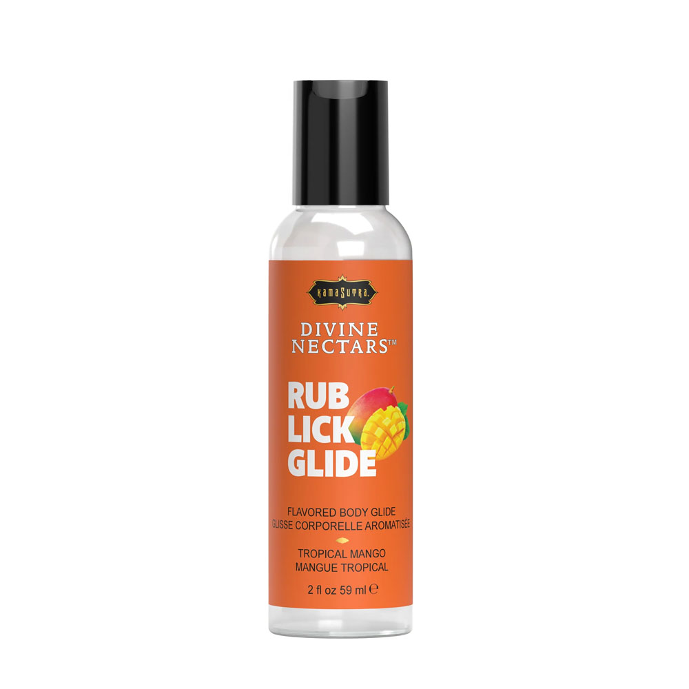 HOKS13035.jpg Divine Nectars Flavored Body Glide - Tropical Mango - 2 Fl. Oz.- 59ml - Image 1