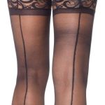 Stay Up Sheerthigh Highs - Black - One Size
