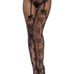 Fleur De Lace Illusion Tights - One Size