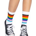 Pride Crew Socks - One Size - Rainbow