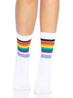 Pride Crew Socks - One Size - Rainbow - Image 3