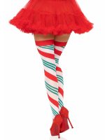 Holiday Ribbon Thigh High - Swirl - Image 3