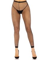 Industrial Net Footless Tights - One Size - Black - Image 3