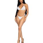 2 Pc Tempest Bikini Set - White- One Size