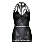 Lasting Love Lace Mini Dress - One Size - Black