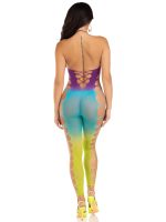 Ombre Footless Bodystocking - One Size - Ocean - Image 6