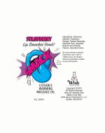 Smack Warming and Lickable Massage Oil - Strawberry 2 Oz - Image 2