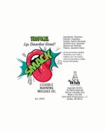 Smack Warming and Lickable Massage Oil - Tropical 2 Oz - Image 2