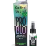 Problo Numbing Deep Throat Spray - Refreshing Mint - 1 Fl. Oz.
