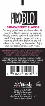 Problo Ahh...some Blow-Job Gel - Strawberry - 1.5 Fl. Oz. - Image 2
