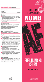 Numb Af - Anal Desensitizer Gel - Cherry - 1.5 Fl Oz - Image 2