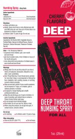 Deep Af Deep Throat Numbing Spray - Cherry - 1 Fl. Oz. - Image 2