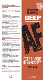 Deep Af Deep Throat Numbing Spray - Cinnamon - 1 Fl. Oz. - Image 2