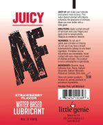 Juicy Af - Strawberry Water Based Lubricant - 2 Oz - Image 2