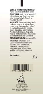 Juicy Af Desensitizing Gel Lube 2 Oz - Image 2