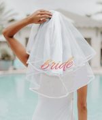 Glitterati Bride Veil - White - Image 2