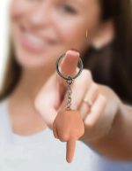 Super Fun Key Chain - Squishy Fu Finger - Sold in 6pk - Image 2