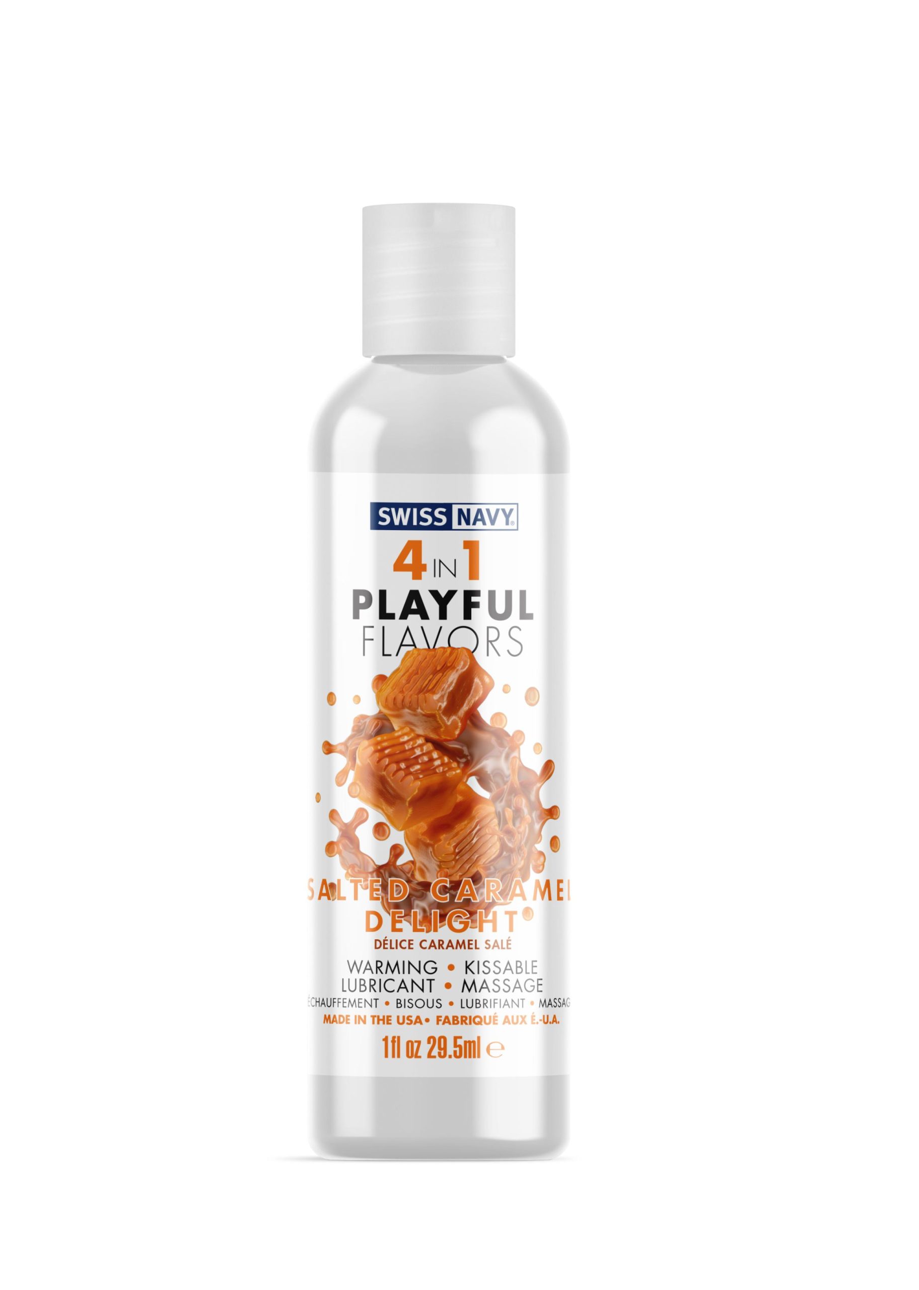 HOMD-SN4N1FSCD1.jpg Swiss Navy 4-in-1 Playful Flavors - Salted Caramel Delight - 1 Fl. Oz. - Image 1
