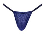 Diamond Mesh Posing Strap - One Size - Navy - Image 4