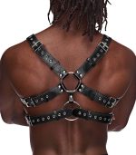 Gemini Leather Harness - One Size - Black - Image 5