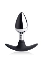 Dark Invader Metal and Silicone Anal Plug - Medium - - Image 3