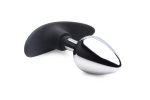 Dark Invader Metal and Silicone Anal Plug - Medium - - Image 6