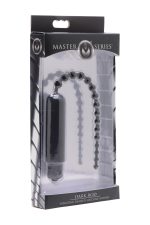 Dark Rod Vibrating Beaded Silicone Sound - Image 2