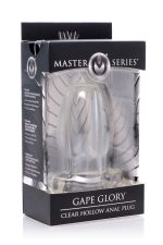 Peephole Clear Hollow Anal Plug - Small - Image 3