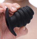 Hive Ass Tunnel Silicone Ribbed Hollow Anal Plug - Medium - Image 5