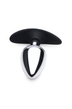 Dark Invader Metal and Silicone Anal Plug - Large - Image 5