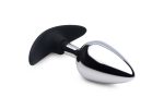 Dark Invader Metal and Silicone Anal Plug - Large - Image 3