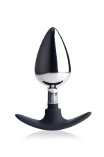 Dark Invader Metal and Silicone Anal Plug - Large - Image 6