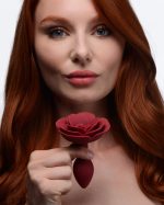 Booty Bloom Silicone Rose Anal Plug - Small - Image 4