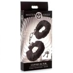 Cuffed in Fur Furry Handcuffs - Black - Image 5