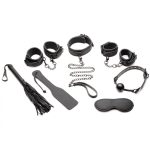 Master of Kink 10 Piece Deluxe Bondage Set - Black - Image 2