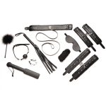 Hook Up 10 Piece Plush Bondage Set - Black - Image 2
