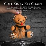 Gagged Teddy Bear Keychain - Image 6