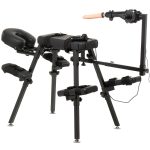 Obedience Bench With Sex Machine - Black - Image 3