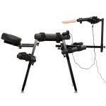 Obedience Bench With Sex Machine - Black - Image 4