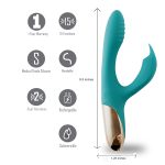 Skyler Silicone Bendable Rabbit - Green - Image 2