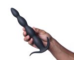 Mason Remote Control Silicone Butt Plug - Black - Image 3