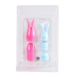 Quinn 5 Piece Silicone Attachments - Pink-blue